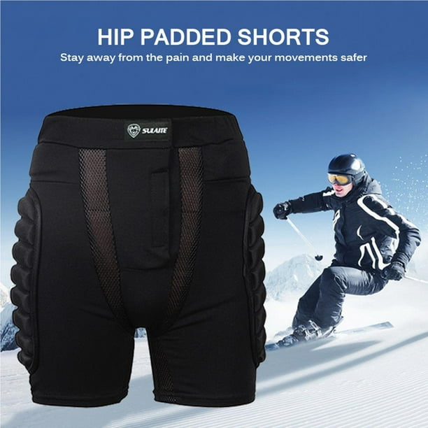Hip Padded Shorts Impact Protection Shorts Butt Protective Pants Protection  Shorts， elastic Snowboard Skating Skiing 
