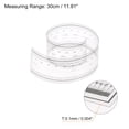 thumbnail image 2 of Unique Bargains Film Flexible Ruler 30cm 0.1mm Scale with R Angle & Width Lines PET Plastic Folding Straight Ruler, 2 of 6