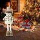 thumbnail image 5 of Adornos navideños, regalos de Navidad, muñeco de nieve gris elástico de Papá Noel, muñeco de nieve, reno de peluche, juguete de punto, regalo de Navidad, juguete de peluche, 5 of 5