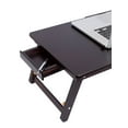 thumbnail image 6 of BirdRock Home Bamboo Laptop Lap Tray with Adjustable Legs - Walnut, 6 of 7