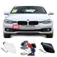 thumbnail image 1 of Trimla Front Tow Cover for 16-18 BMW 3 Series F30LCI Sedan F31LCI Wagon Fit 320i 325d 328i 330d 330e 330i 340i 2016 2017 2018 Bumper Hook Eye Towing Cap 51117396837, 1 of 5