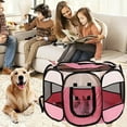thumbnail image 7 of Wintfarm Portable Pet Playpen, Dog Playpen Foldable Pet Exercise Pen Tents Cat House Playground for Puppy Kitten Indoor Outdoor Travel Camping Use, 7 of 7