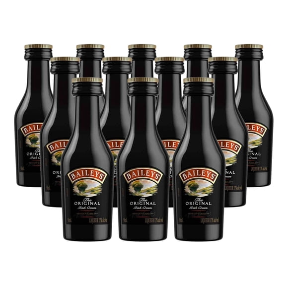 12 Pack Crema de Whisky Baileys Miniatura 50 Ml Baileys Crema de Whisky