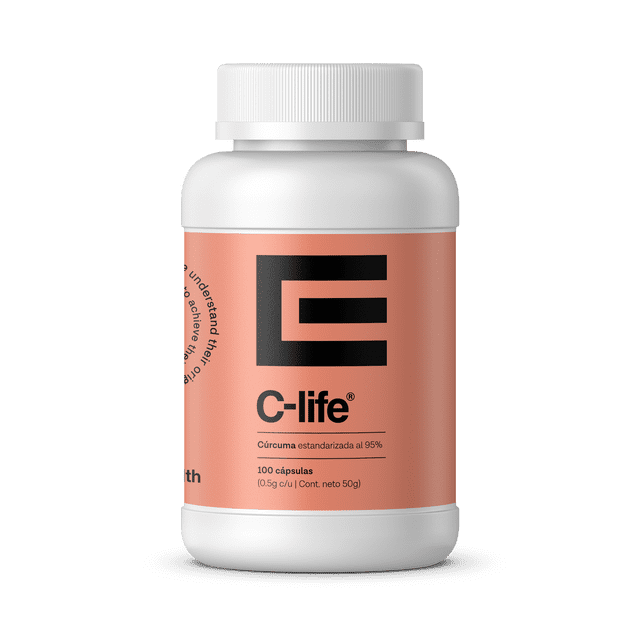 CURCUMA C- LIFE 1 FRASCO CON 100 CAPSULAS ANCIENT HEALTH C-LIFE
