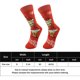 thumbnail image 2 of Calcetines acogedores estilo navideño, cómodos calcetines para dormir en casa para niños y adultos Ygjytge Rojo mujer, 2 of 5