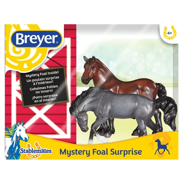 Breyer Mystery Foal Surprise Horse Box Set 132 Scale