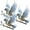 3pcs, variant on Crystal Sky Bluebird Stained Art Ornament (8 Inches), Stained Glass Birds for Window, Crystal Acrylic Birds Hanging Suncatcher, Double-Sided Appeal for Window/Indoor/Gardens