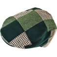 thumbnail image 3 of HSHDLDF Men's Classic Herringbone Tweed Wool Blend Newsboy Ivy Hat, 3 of 4