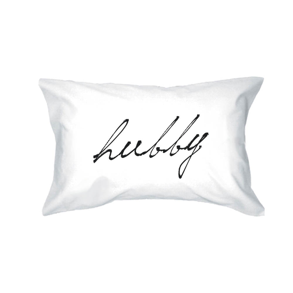 hubby wifey pillow covers