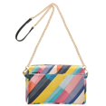 thumbnail image 2 of FORMRS Women Crossbody Purse with Chain Strap Vegan Leather Shoulder Handbag, Color Striped, 2 of 7