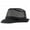 Black, variant on Unisex Summer Cool Elegant Trilby Hat & Stylish Hollow Beach Hat