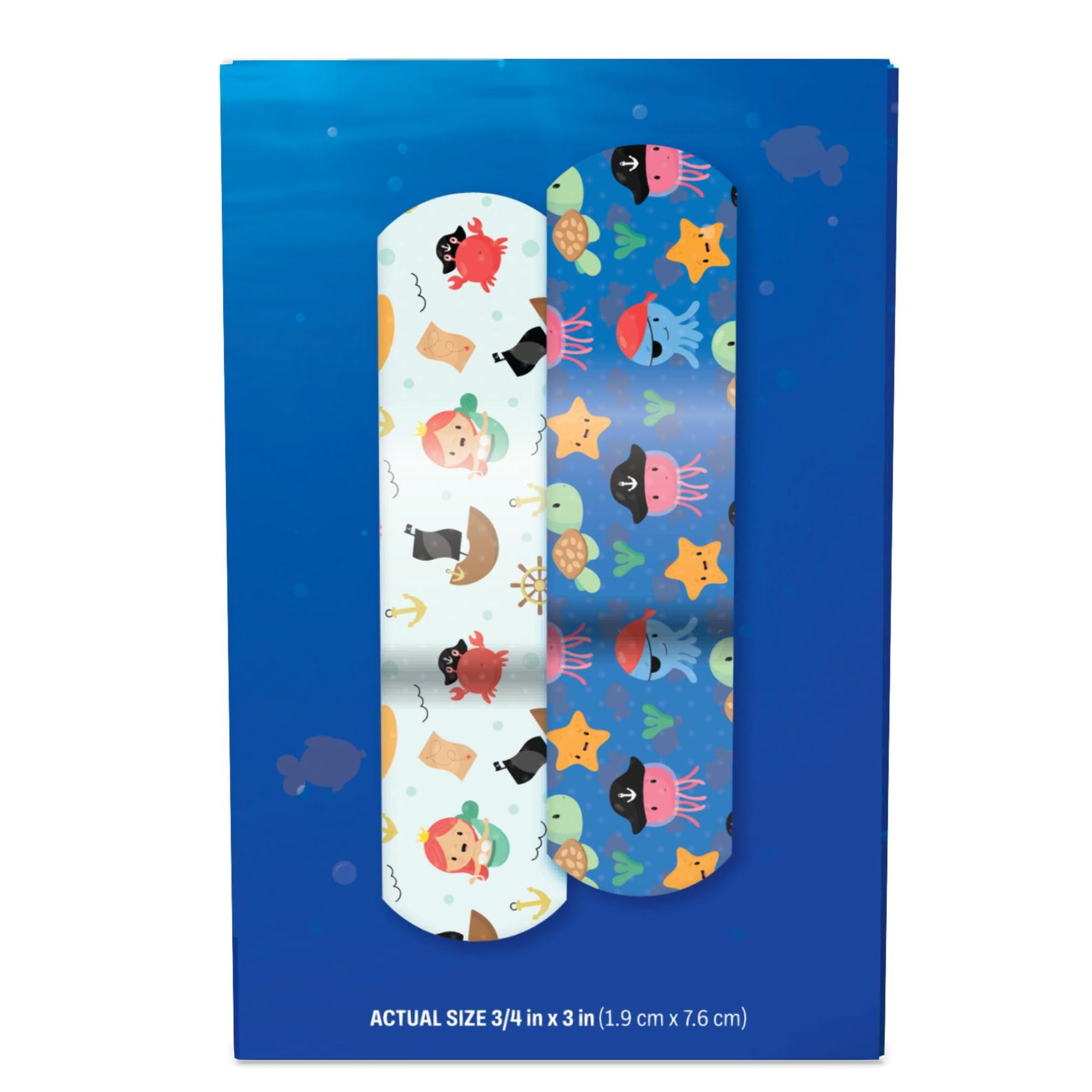 Design Series Matey’s Adhesive Bandages with Stat Strip Technology, ¾” x 3” (Case of 1200)
