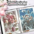 thumbnail image 2 of SPOKKI Diamond Art Pictures Album, A3 Diamond Art Folder for Storage Diamond Art Pictures with 60 Sheets, Diamond Art Accessories (Black), 2 of 7