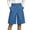 Light Blue, variant on Women Shorts Sets Outfits Linen Women's Denim Shorts Casual High Waisted Decorative Button Side Zipper Wide Leg with Pocket Shorts Light Blue S