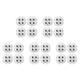 thumbnail image 3 of 4 Uds Mini ruedas giratorias sin ruido ruedas pequeñas autoadhesivas (cuenta de acero blanco), 3 of 5