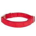 thumbnail image 4 of YUDOTE Ultra-soft Dog Collar Natural Cotton Corduroy Made for Small Dogs with Sensitive Skin,Red, 4 of 8