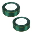 thumbnail image 3 of 2 Rollos de 22 metros Chic Cintas de envoltura de regalos Tira de regalo Decorativo Riband Festival presenta suministros de bricolaje para el banquete de boda (verde oscuro), 3 of 5