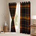 thumbnail image 3 of Castle Fairy Grid Curtains Pack of 2 (42x84 Each),Stripes Plaid Curtains Blackout, 3 of 6