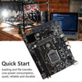 thumbnail image 4 of B250C Miner Motherboard+SATA 15Pin to 6Pin Cable+SATA Cable+Switch Cable 12 PCIE to USB3.0 GPU Slot, 4 of 5