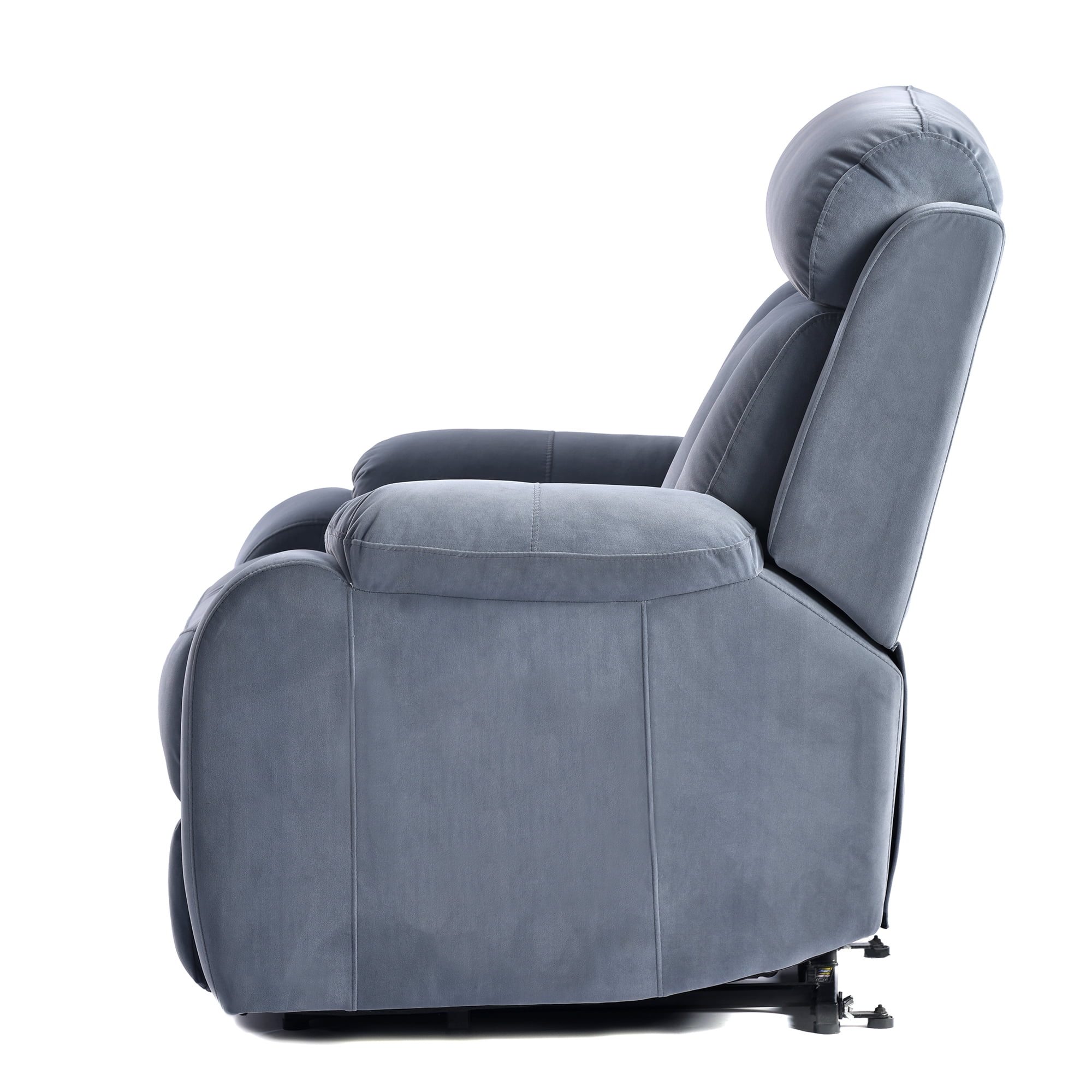 Resenkos Massage Recliner Chair, Fabric Recliner Sofa Home Theater Seating with Lumbar Support, Power Lift Recliner Chair for Living Room, Blue Resenkos Massage Recliner Chair, Fabric Recliner Sofa Home Theater Seating with Lumbar Support, Power Lift Recliner Chair for Living Room, Blue