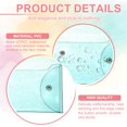 thumbnail image 3 of 8.5x3.5 Inch Money Bag, Cash Deposit Bank Pouch Envelopes Glitter Check Wallet for Coin Cosmetics Invioce Bill, Blue, 3 of 6