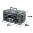 thumbnail image 4 of Radio Cubo De Hielo Bebida De Playa Al Aire Libre Enfriador De Bebidas Para La Playa De Verano 63 Cm De Alto X 33 Cm De Ancho Decoraciones Divertidas Para Fiestas qarigey OD013437-00, 4 of 6