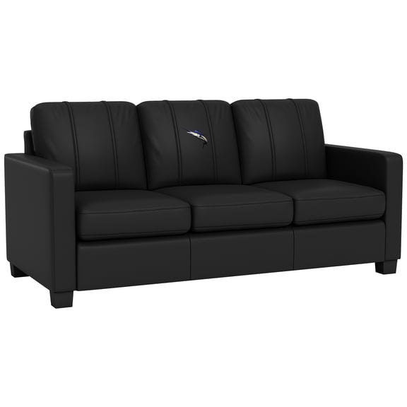 DreamSeat Black Dyno Stationary Sofa Embroidered Marlin Logo