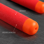 Sponge Round Soft Bullets,Refillable Mega Sponge EVA Round Soft Bullets Refill Darts