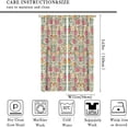 thumbnail image 3 of William Morris Floral Curtains, Watercolor Vintage Flower Art Style Room Windows Treatments for Bedroom Living Room, Boho Chic Green Floral Printed Drapes 2 Panel Sets,42x63 Inch, 3 of 6