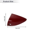 thumbnail image 6 of Unique Bargains Front Left Exterior Door Handle Lock Cylinder Cap Cover for Hyundai Elantra MK7 2020-2023 No.82652AA100 ABS Red 1 Pc, 6 of 6