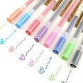 thumbnail image 6 of WuPing 0.5mm Fine Point Gel Ink Pen Colored Ink Pens for Office Stationery Supply 12 Pack, 6 of 8
