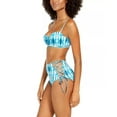 thumbnail image 4 of Sundazed BLUE TIE-DYE Tied and True Printed Becky Bikini Top, US 32D, UK 32D, 4 of 5