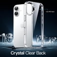 thumbnail image 3 of JETech Case for iPhone 16 Plus 6.7-Inch, Non-Yellowing Shockproof Phone Bumper Cover, Anti-Scratch Clear Back (Clear), 3 of 6