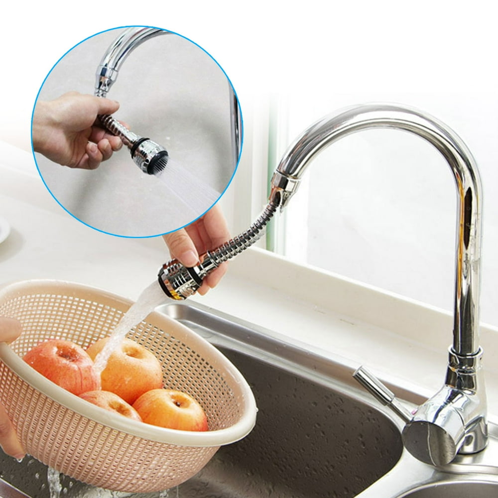 360 Degree Rotate Faucet Extender, TSV Kitchen Faucet Extension Tubes