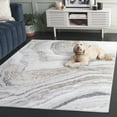 thumbnail image 3 of Safavieh Easton Angel Abstract Area Rug, Ivory/Beige Blue, 5'3" x 7'6", 3 of 8