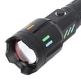 thumbnail image 4 of M Buder Linterna LED de Alta Potencia con Zoom Telescópico Lámpara de Mano Recargable para Exteriores Láser Blanco con Pantalla de Batería Aleación de Aluminio, 4 of 9