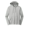 thumbnail image 3 of Port & Co Adult Male Men Hooded Plain Long Sleeves Sweatshirt Silver Medium, 3 of 4