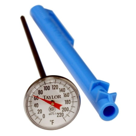 Read Dial Thermometer - Taylor 6072N Bi-Therm 0-220°F Instant Read Dial Thermometer