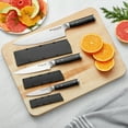 thumbnail image 2 of Kitchenaid Gourmet 3-piece Forged Tripe-Riveted Chef Knife Set with Blade Covers, Black, 2 of 18
