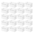 thumbnail image 3 of 20 cajas de papel para empaquetar pasteles, sándwiches, comida, regalos de fiesta para tostadas de desayuno (blanco y negro), 3 of 6
