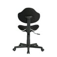 thumbnail image 6 of Studio Designs Mode Modern Swivel Task Chair with Height Adjustable Seat - Black, 6 of 8