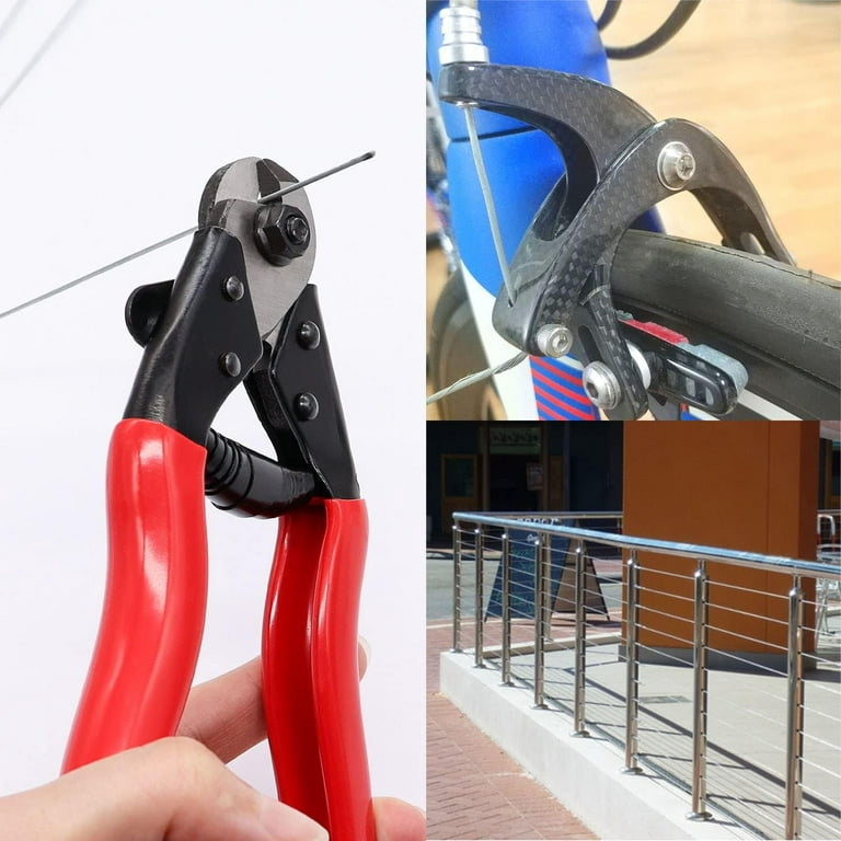 Cable Cutter, Stainless Steel Wire Rope Wire Cutters, Aircraft Bicycle  Cable Cutters, Up to 5/32, 8 inch