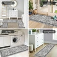thumbnail image 3 of HEBE Boho Kitchen Rug Sets 3 Piece with Runner Non Slip Kitchen Rugs and Mats Washable Kitchen Mats for Floor Thick Kitchen Floor Mat Carpet Runner Rugs for Hallway Laundry Ho, 3 of 7