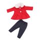 thumbnail image 1 of Fashion Girl Doll Sunnimix Abrigo Y Pantalones de Invierno para Accesorios de 18 pulgadas rojo, 1 of 8