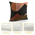 thumbnail image 4 of JEUXUS  Boho Modern Art Sun Moon Decorative Throw Pillow Covers, Minimalist Mountain Landscape Pillow Cases Cushion for Bedroom Living Room, Boho Nature Gifts for Girls Women,, 4 of 5