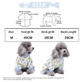 thumbnail image 2 of Pijamas para perros pequeños, mono suave para cachorros y gatos, ropa cómoda para mascotas (), 2 of 5