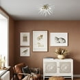 thumbnail image 4 of 48828-01 Livex Lighting Uptown - 8 Light Large Foyer Chandelier In Sparkling Style-38 Inches Tall and 34 Inches Wide-Antique Brass Finish, 4 of 9