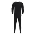 thumbnail image 3 of Gyexs Thermal Underwear for Men - Thermal Underwear for Women Set, Stretchable Sweaters Tops Plus Size Clothes, Black, Size XXL, 3 of 8