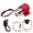 Red, variant on Yajisi Universal Front Brake Line Lock Kit Electric Roll Control Solenoid Hill Holder Set 12-24V DC Black, 8.66 inches / 22 cm Size