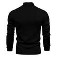 thumbnail image 6 of Iugvhana Men's Turtleneck Sweater Classic Fit Casual Solid Base Knit Sweater Long Sleeve Slim Pullover Sweaters Brown L, 6 of 7